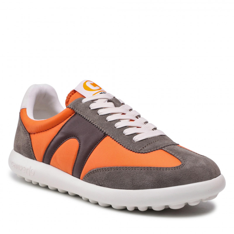 Camper Mens Pelotas XLF Sneaker - Orange/ Grey